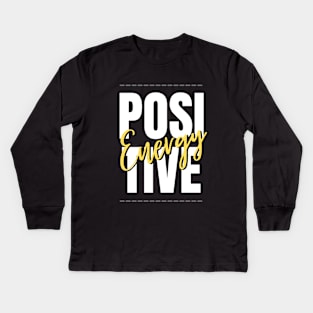 positive energy Kids Long Sleeve T-Shirt